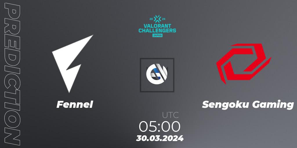 Fennel - Sengoku Gaming: Maç tahminleri. 30.03.24, VALORANT, VALORANT Challengers Japan 2024: Split 1