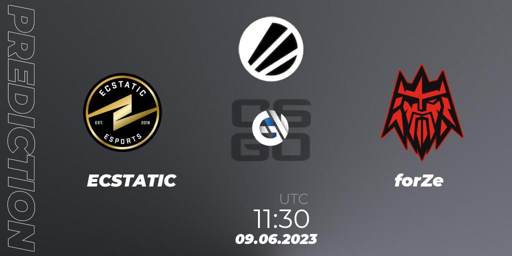 ECSTATIC - forZe: Maç tahminleri. 09.06.23, CS2 (CS:GO), ESL Challenger Katowice 2023