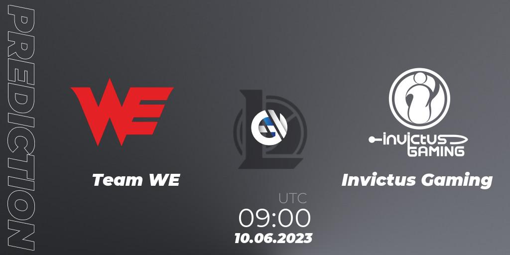 Team WE - Invictus Gaming: Maç tahminleri. 10.06.23, LoL, LPL Summer 2023 Regular Season