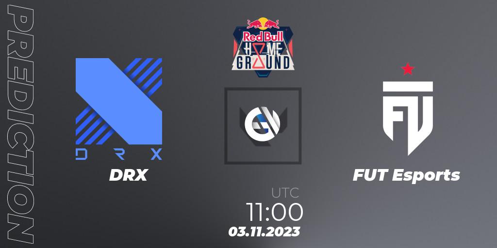 DRX - FUT Esports: Maç tahminleri. 03.11.23, VALORANT, Red Bull Home Ground #4 - Swiss Stage