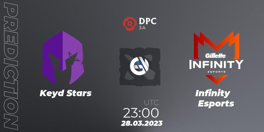 Keyd Stars - Infinity Esports: Maç tahminleri. 29.03.23, Dota 2, DPC 2023 Tour 2: SA Division I (Upper)