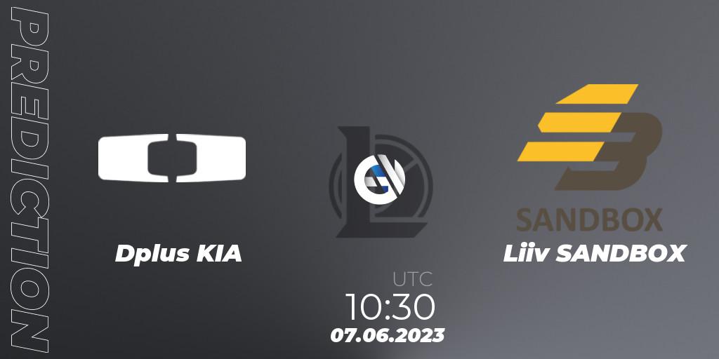 Dplus KIA - Liiv SANDBOX: Maç tahminleri. 07.06.23, LoL, LCK Summer 2023 Regular Season