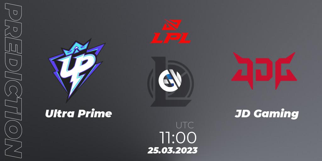 Ultra Prime - JD Gaming: Maç tahminleri. 25.03.23, LoL, LPL Spring 2023 - Group Stage