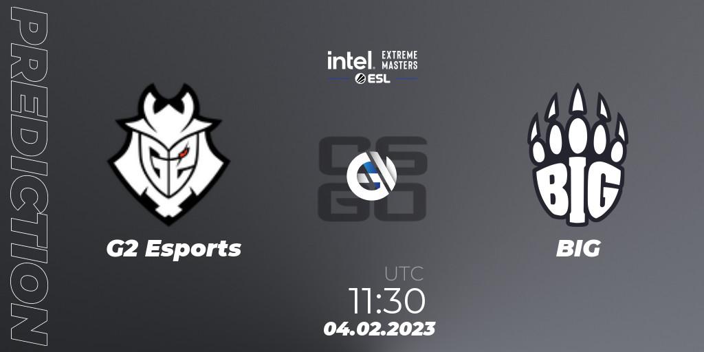 G2 Esports - BIG: Maç tahminleri. 04.02.23, CS2 (CS:GO), IEM Katowice 2023