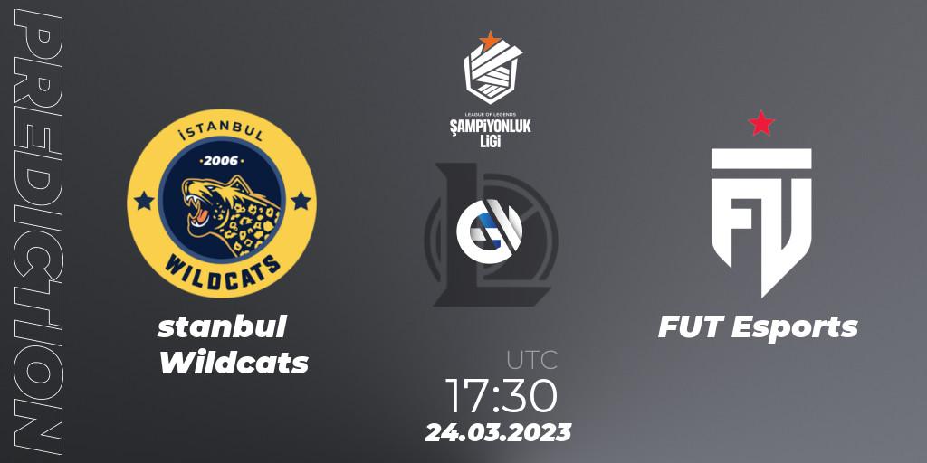 İstanbul Wildcats - FUT Esports: Maç tahminleri. 24.03.23, LoL, TCL Winter 2023 - Playoffs
