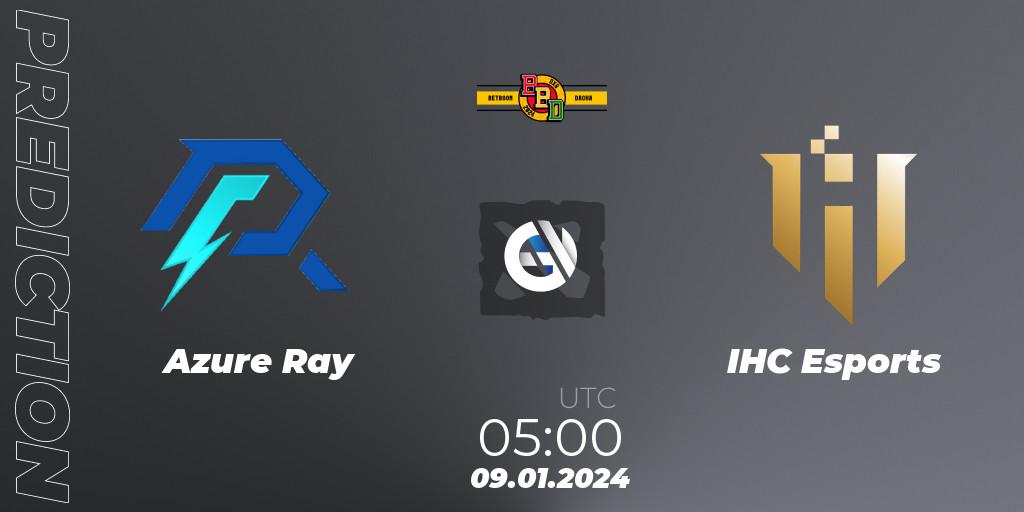 Azure Ray - IHC Esports: Maç tahminleri. 09.01.24, Dota 2, BetBoom Dacha Dubai 2024: SEA and CN Closed Qualifier