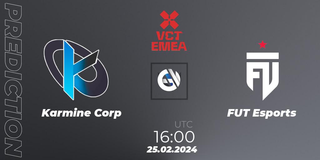 Karmine Corp - FUT Esports: Maç tahminleri. 25.02.24, VALORANT, VCT 2024: EMEA Kickoff