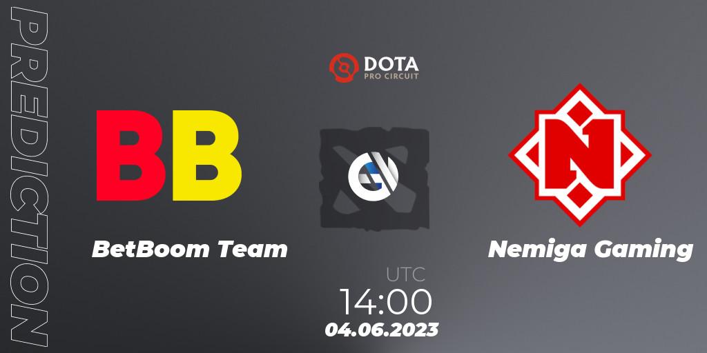 BetBoom Team - Nemiga Gaming: Maç tahminleri. 04.06.23, Dota 2, DPC 2023 Tour 3: EEU Division I (Upper)
