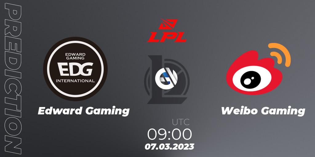 Edward Gaming - Weibo Gaming: Maç tahminleri. 07.03.23, LoL, LPL Spring 2023 - Group Stage