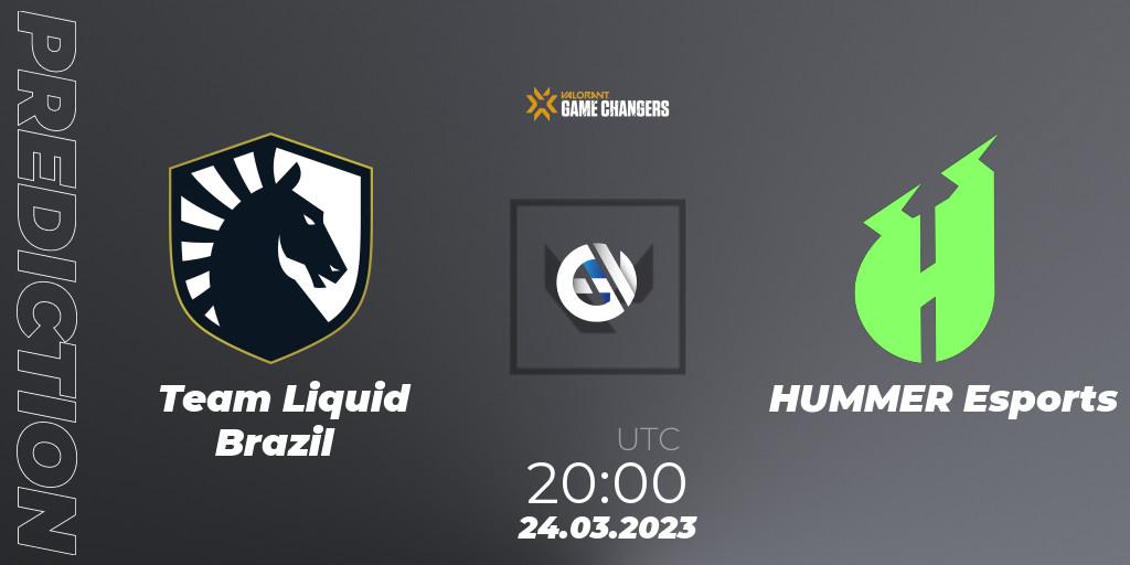 Team Liquid Brazil - HUMMER Esports: Maç tahminleri. 24.03.23, VALORANT, VCT 2023: Game Changers Brazil Series 1