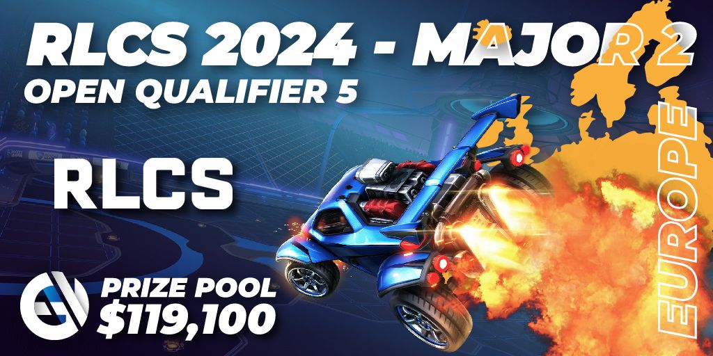 RLCS 2024 Major 2 EU Open Qualifier 5 Rocket League. Maç Programı